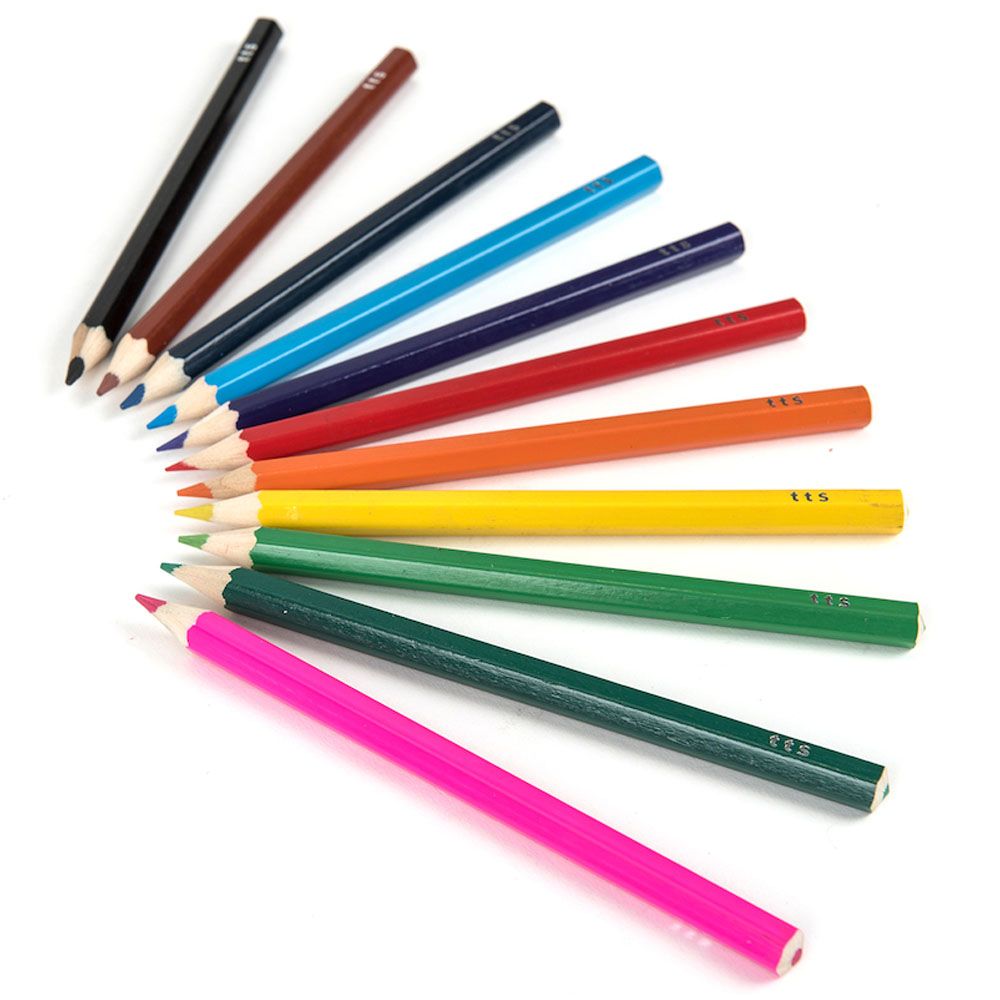 TTS - Jumbo Hexagonal Colouring Pencil - 36pcs