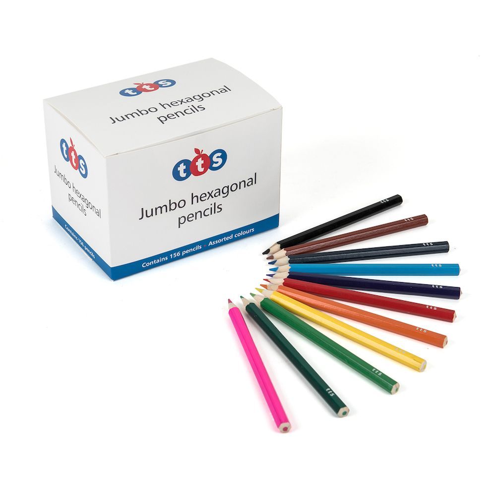 TTS - Jumbo Hexagonal Colouring Pencil - 36pcs