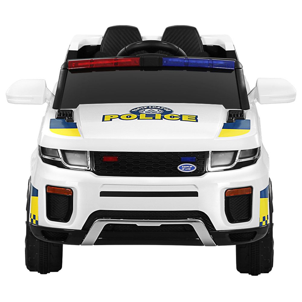 Amsham - Kids Electric Police Car - 12V - White