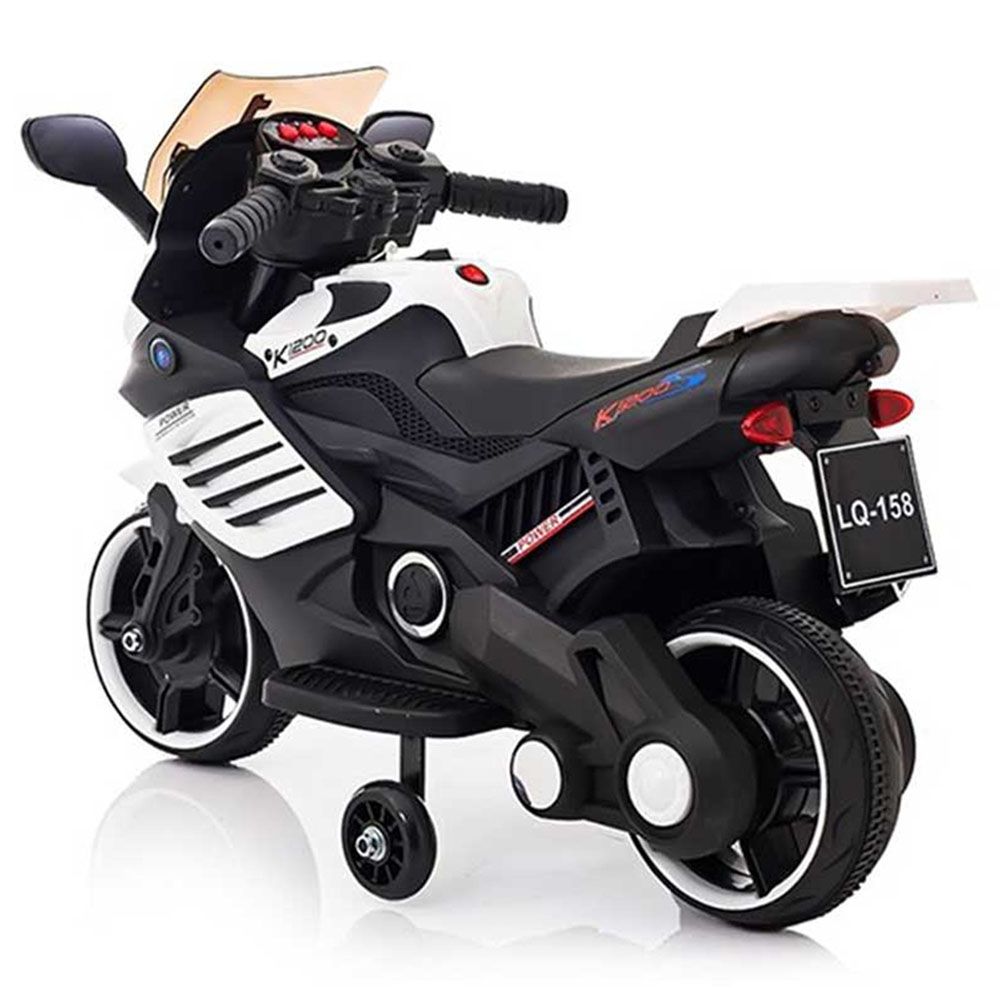 Amsham - Kids Motorcycle - 6V - White