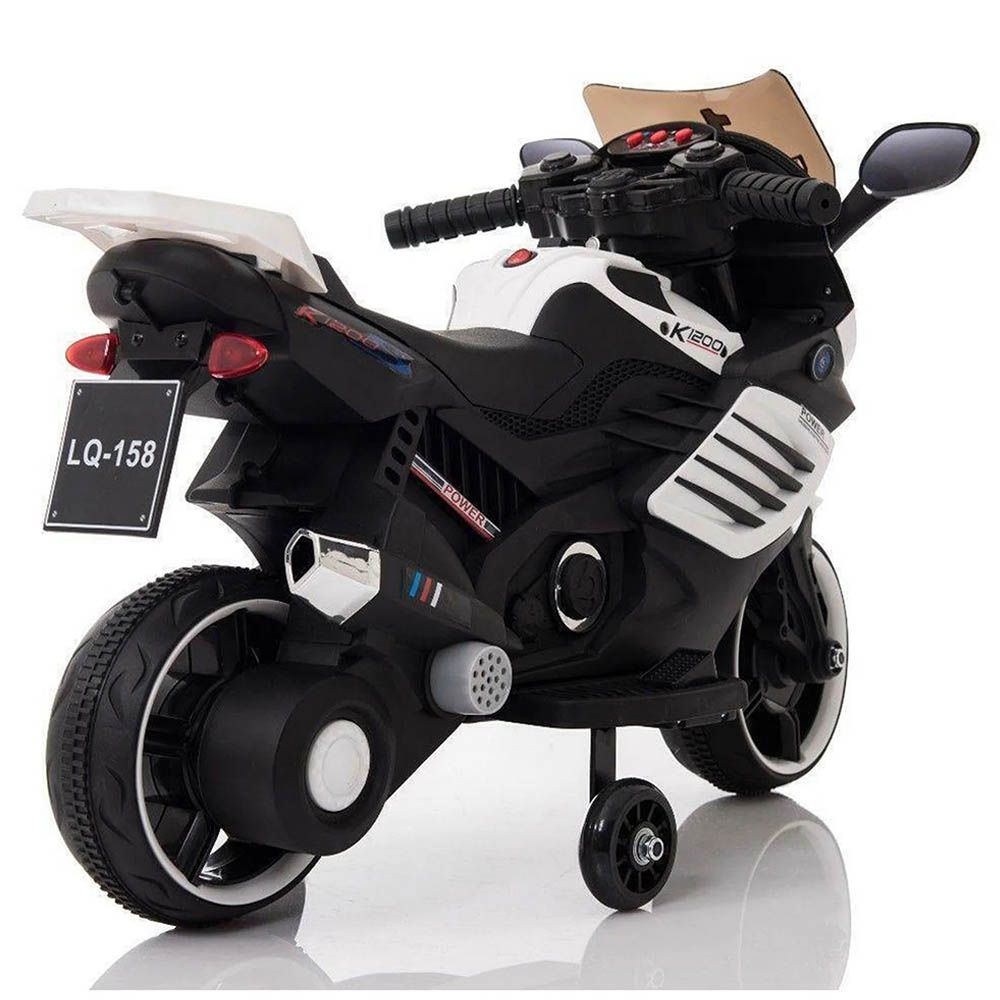 Amsham - Kids Motorcycle - 6V - White