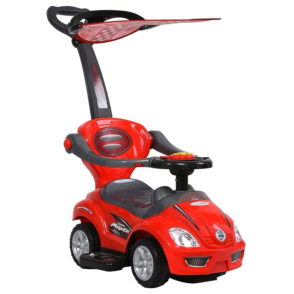 Amsham - Mega Canopy Pusher Car - Red