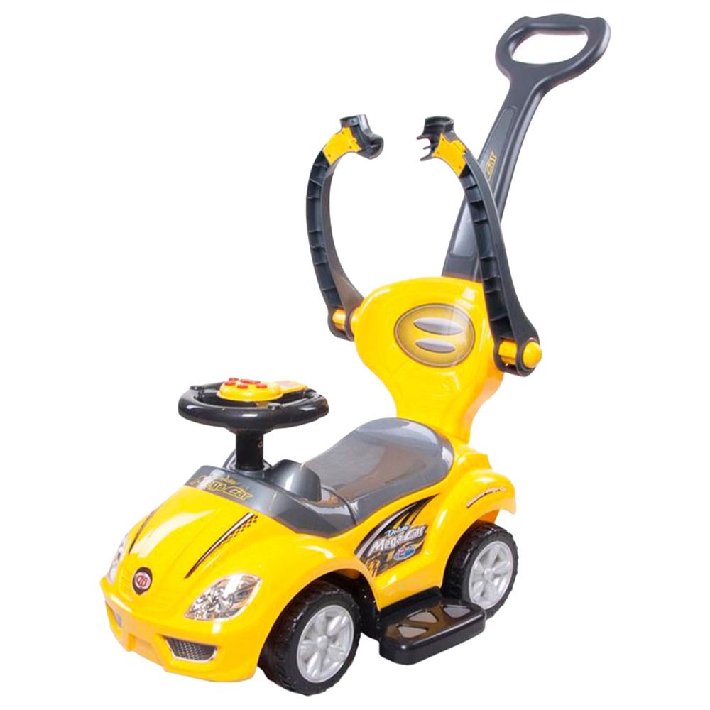 Amsham - Mega Pusher Car - Yellow