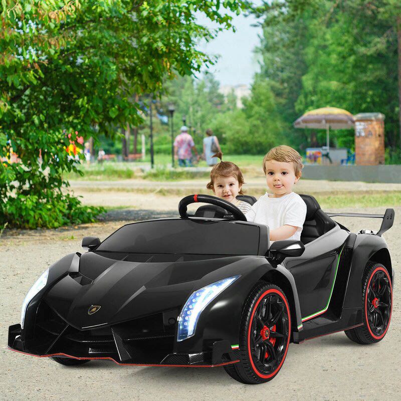 Lamborghini - Veneno Kids Electric Car - 12V - Black