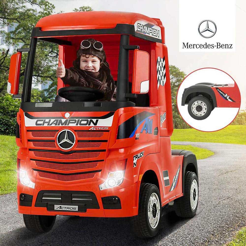 Mercedes-Benz - Actros Kids Rideon Truck - Red - 12V