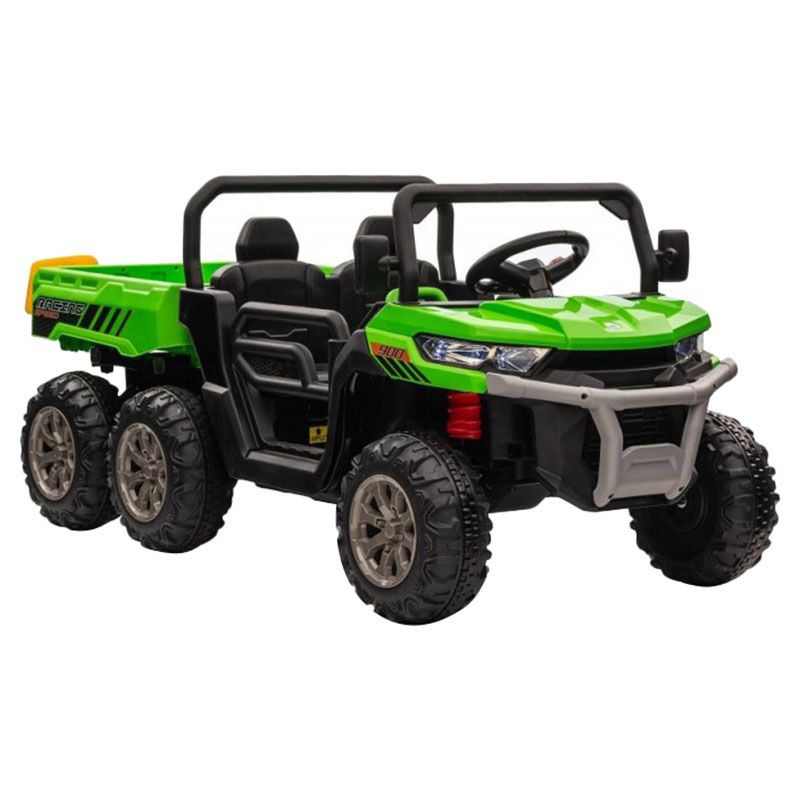 Amsham - Rideon Construction Truck With Electric Tipping Bed - Green - 24V