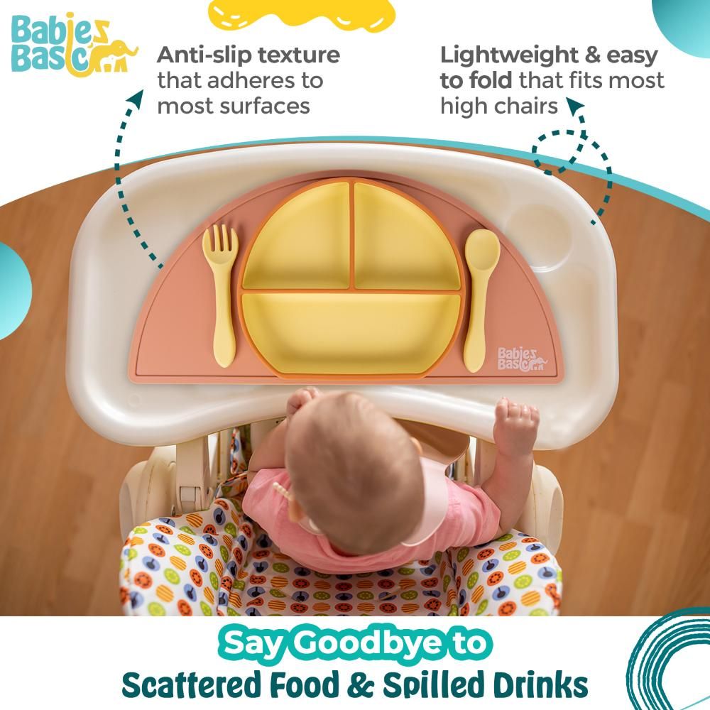 Babies Basic - Silicone Placemat - Brown