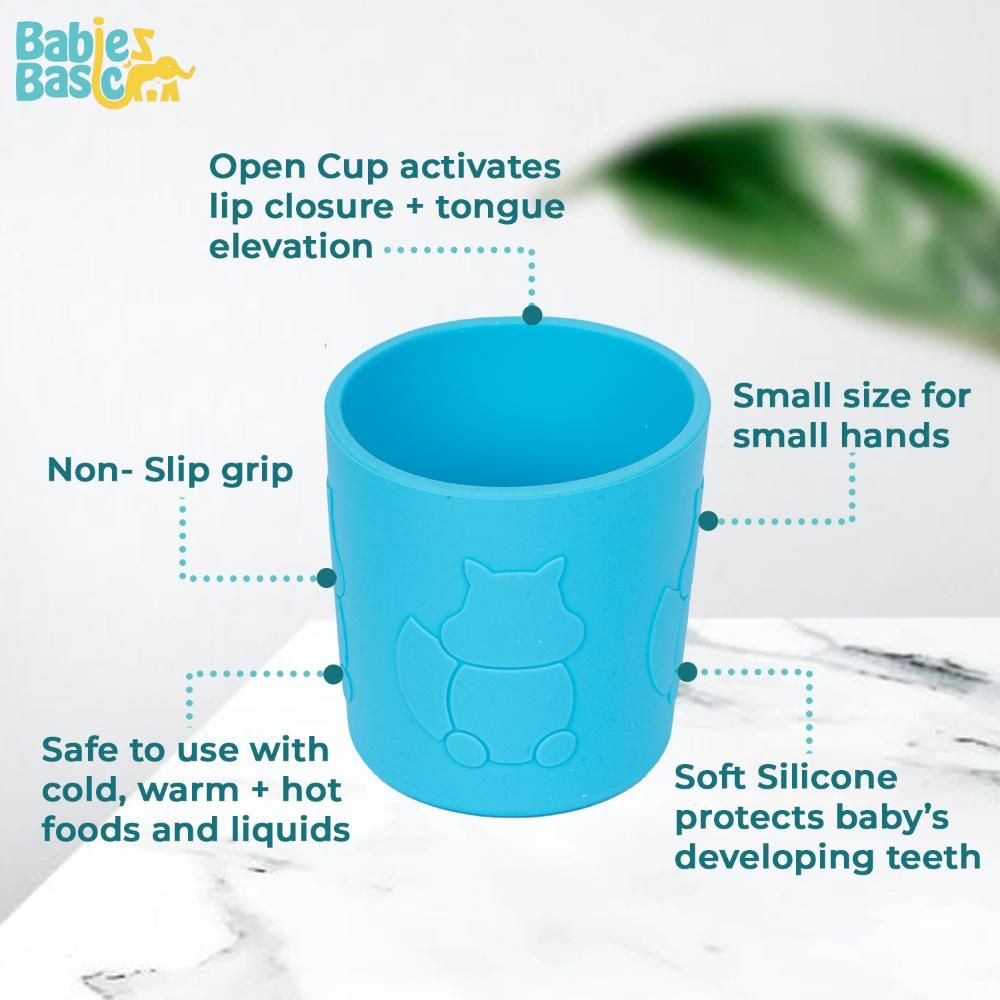 Babies Basic - Silicone Trainer Cup - Blue