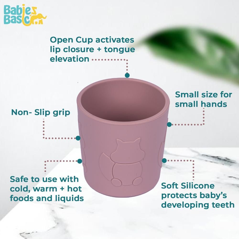 Babies Basic - Silicone Trainer Cup - Blush