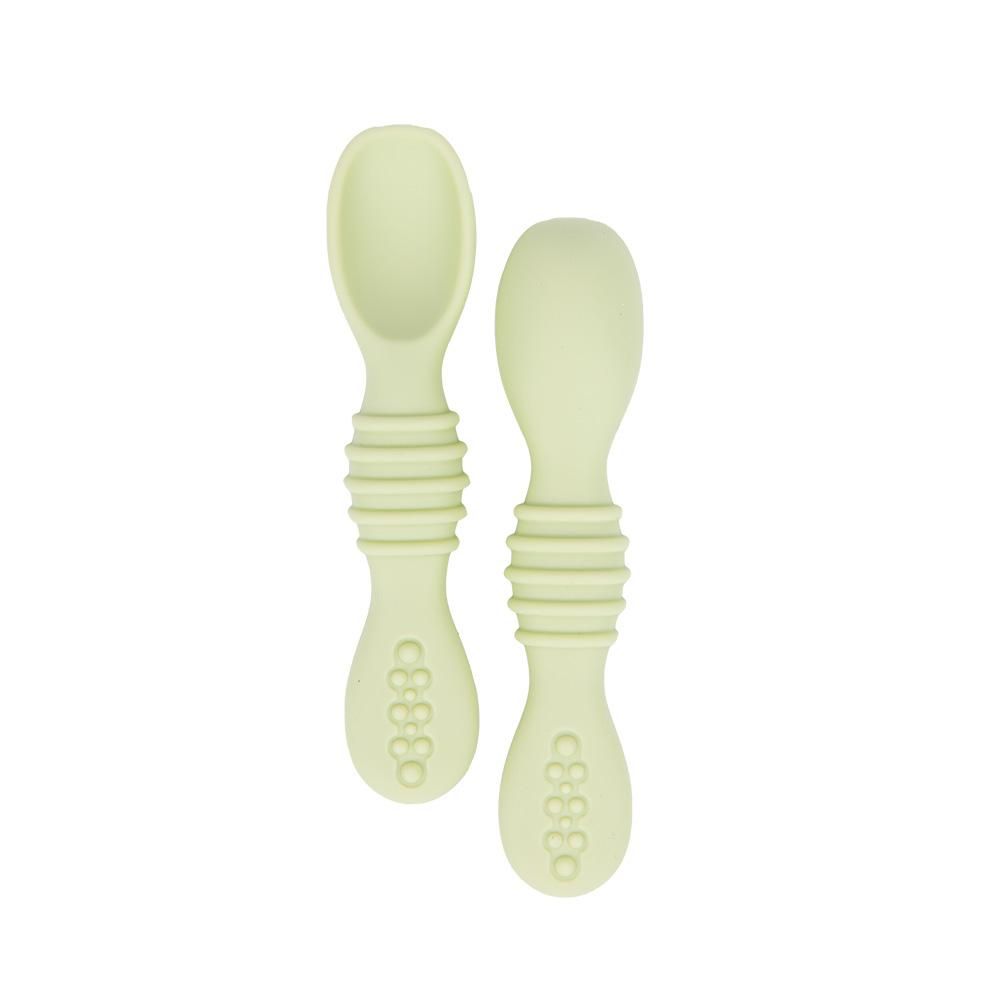 Babies Basic - First Stage Silicone Spoons - Mint