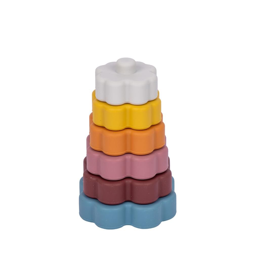 Babies Basic - Silicone Stacking Toy - Flower