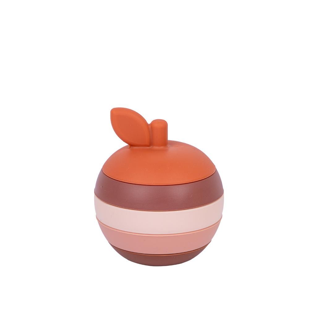 Babies Basic - Silicone Stacking Toy - Apple