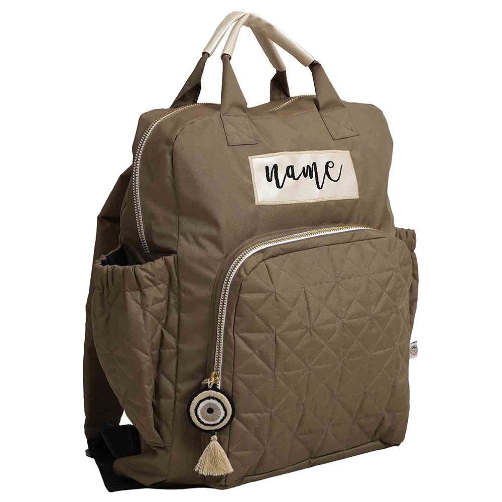 Mi Dulce An'ya - Customizeed Baby Diaper Backpack - Beige