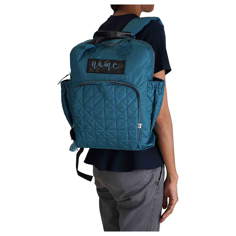 Mi Dulce An'ya - Customizeed Baby Diaper Backpack - Teal