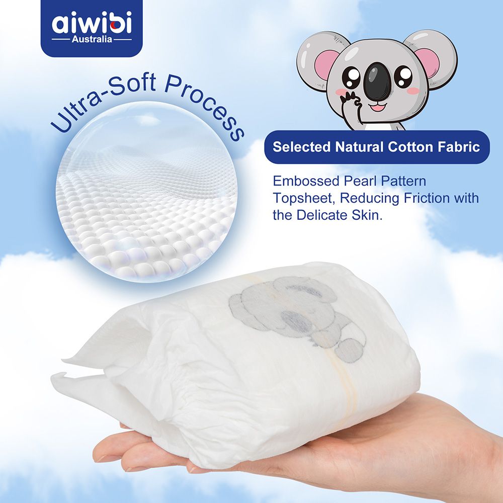 Aiwibi - Ultimate Comfort Baby Diapers - Size 3 - 6-11 Kgs - 54 pcs