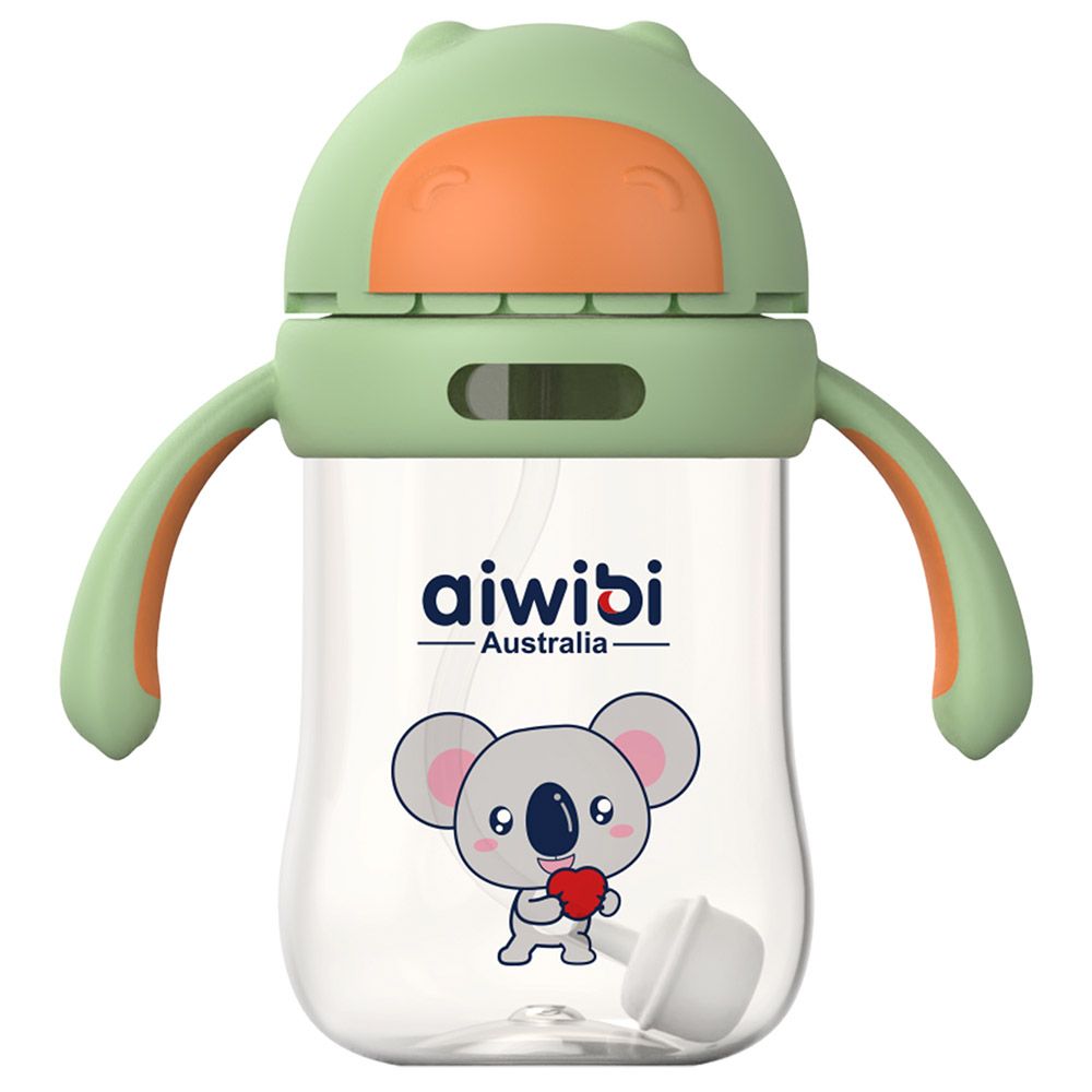 Aiwibi - Baby Water Bottle - Green - 300 ml