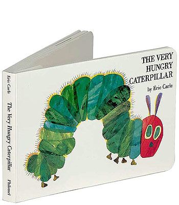 كتاب الأطفال The Very Hungry Caterpillar من الكرتون المقوى