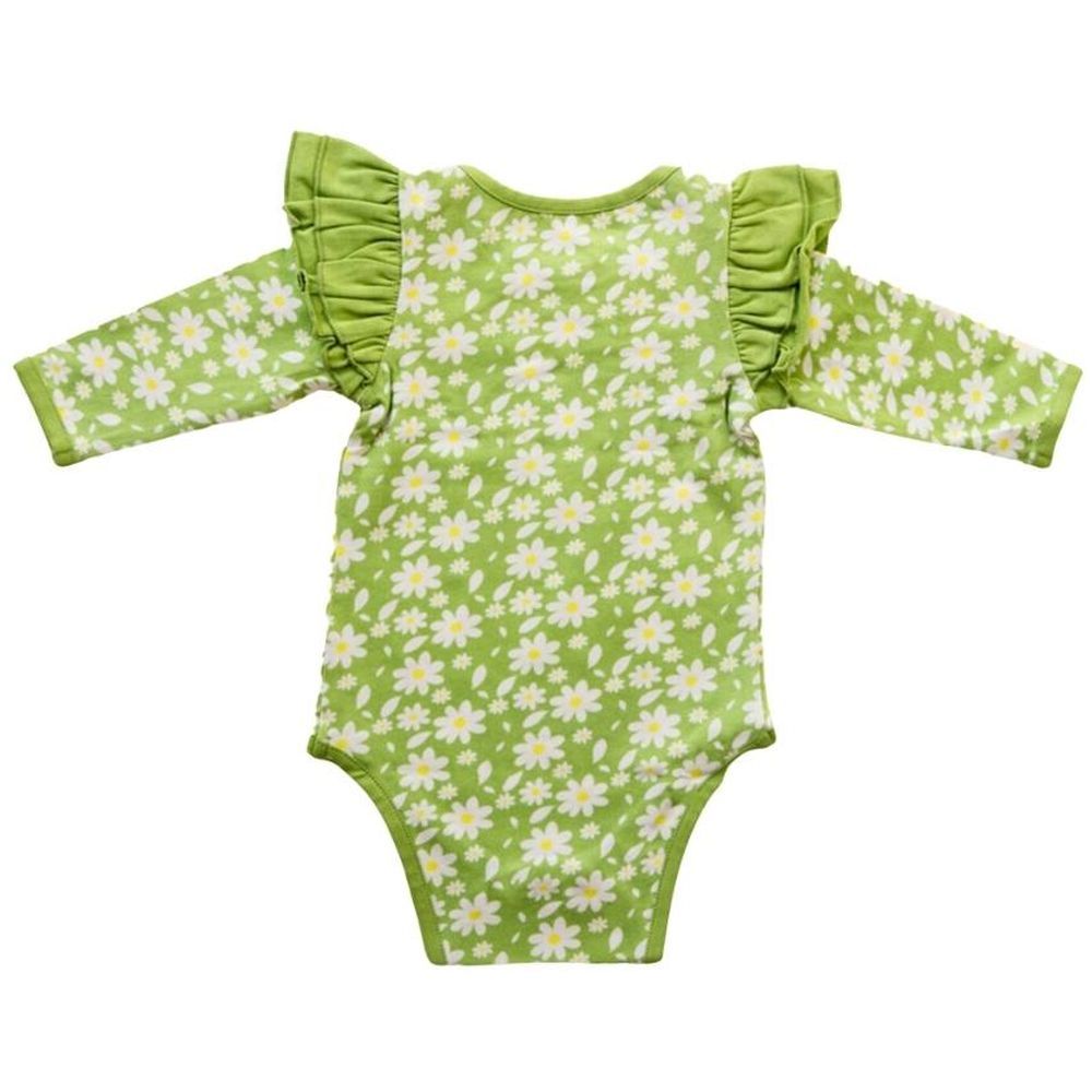 Ola Otter - Ruffle Full Sleeve Bodysuit - Breezy Daisy