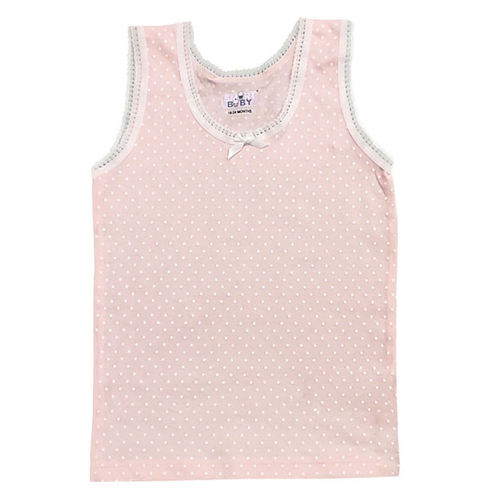 Smart Baby - 3pc-Set - Baby Girl Printed Sleeveless Vest