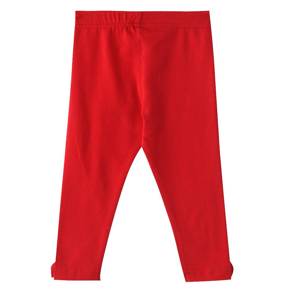 Smart Baby - Baby Girl Legging With Bow - Red