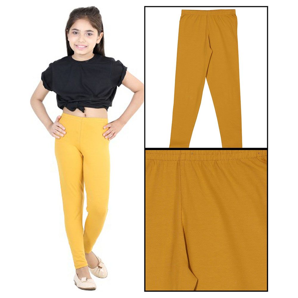 Nexgen Girls - Plain Leggings - Mustard