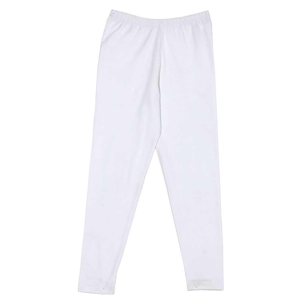 Nexgen Girls - Plain Leggings - Off White