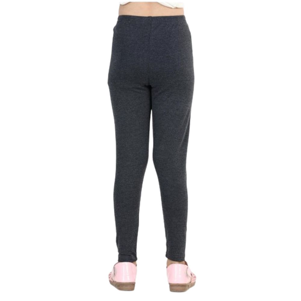 Nexgen Girls - Plain Leggings - Anthra Melange