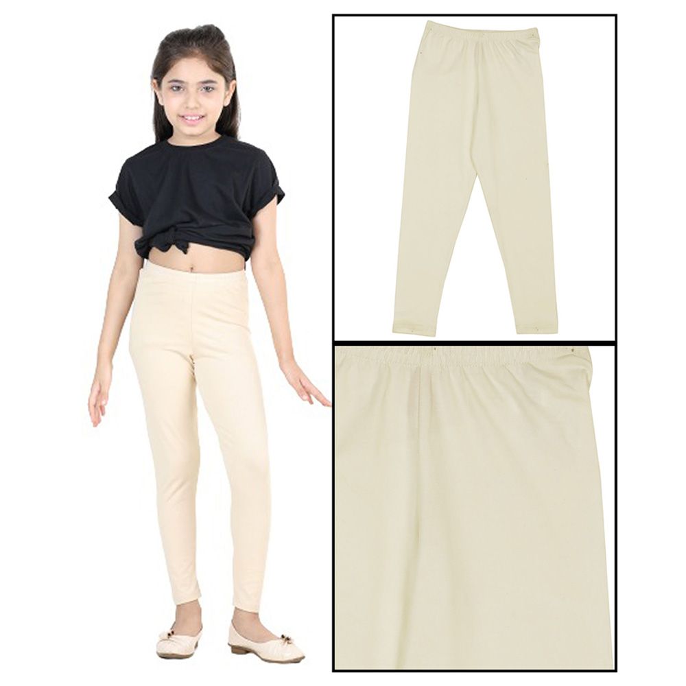 Nexgen Girls - Plain Leggings - Beige