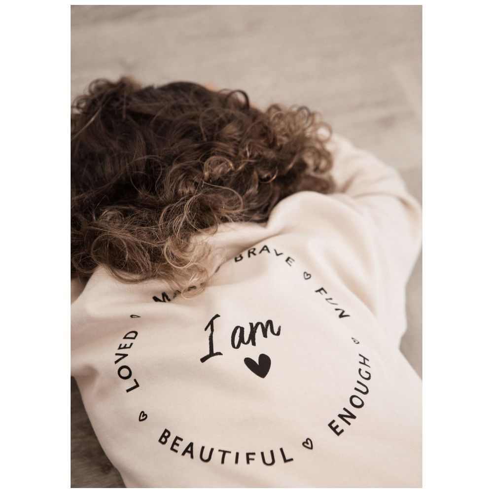 Elli Junior - I Am! Organic Sweatshirt - Beige