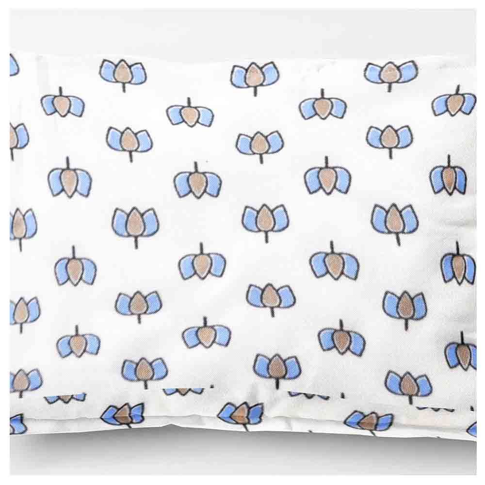 The Baby Atelier - Organic Baby Pillow Cover With fillers - Lotus Print