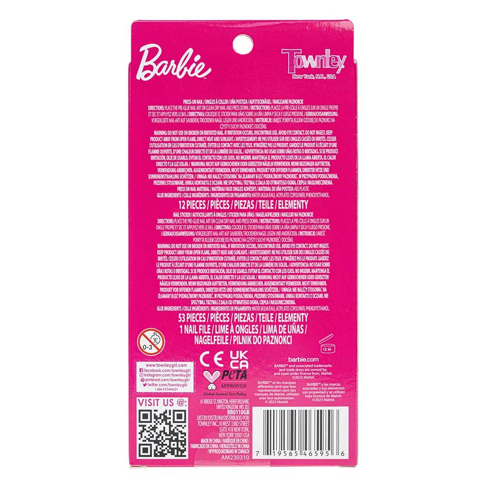 Townleygirl - Barbie Nail And Body Art Sticker Set - 66pcs