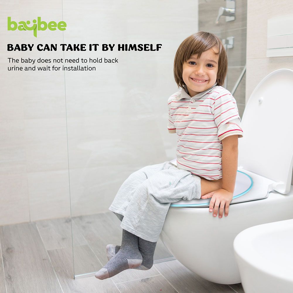 Baybee - Tinytrek Baby Potty Training Seat For Kids - White/Green