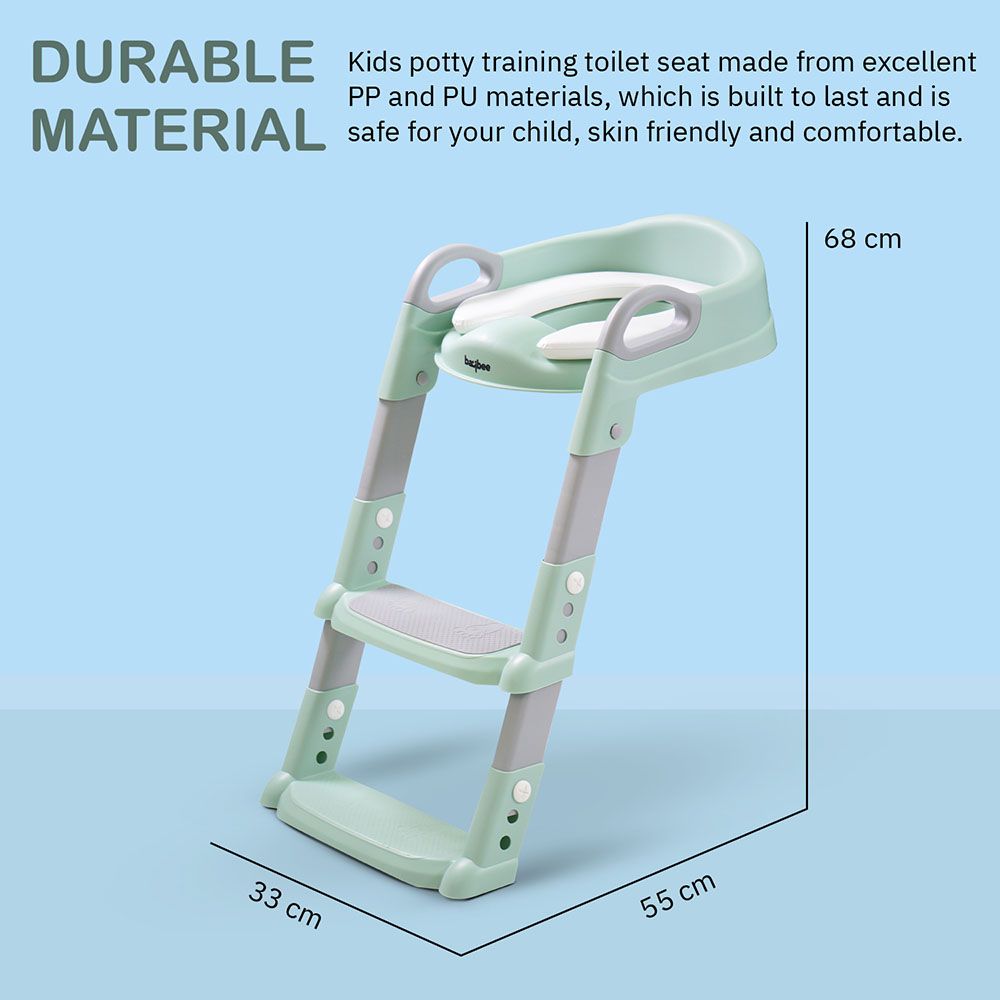 بايبي - مقعد مرحاض غربي اورا للأطفال - أخضر