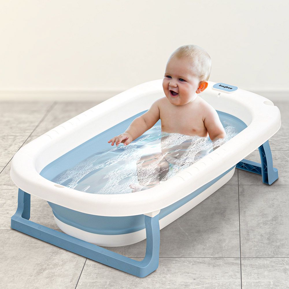 Baybee - Foldable Baby Bath Tub - Blue