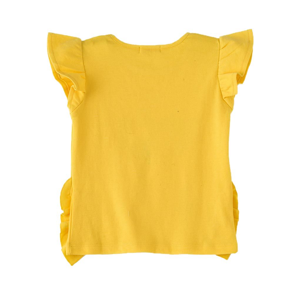 Jelliene - Sunshine Squad Breezy Cotton Tees - Yellow