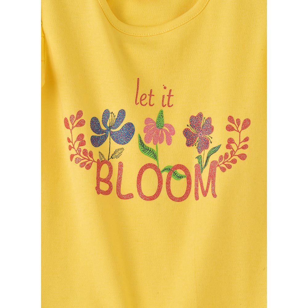 Jelliene - Sunshine Squad Breezy Cotton Tees - Yellow