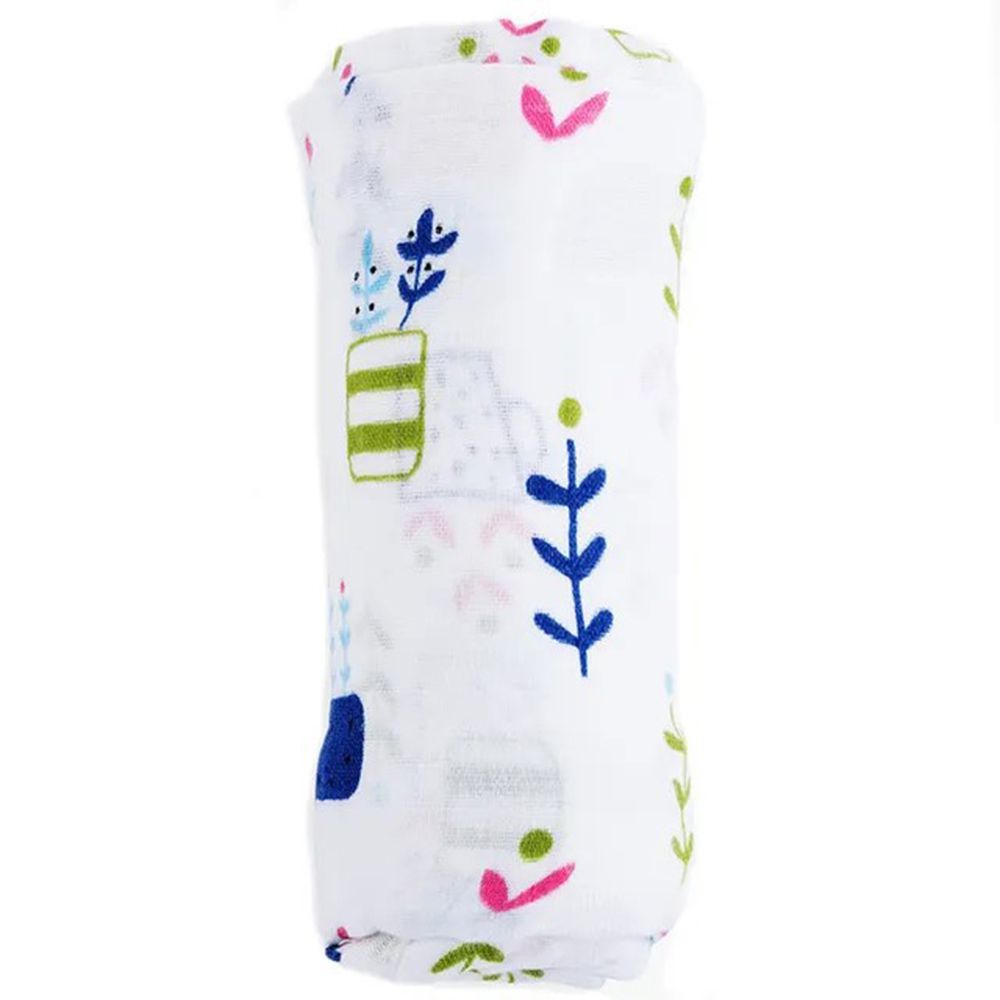 Anvi Baby - Organic Bamboo Swaddle - White