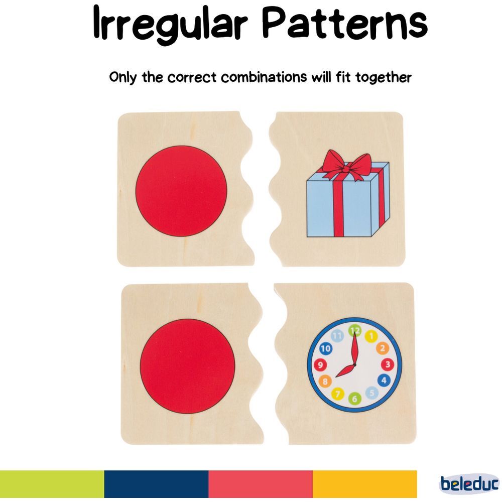 Beleduc - Cognito Matching Puzzle - Shapes