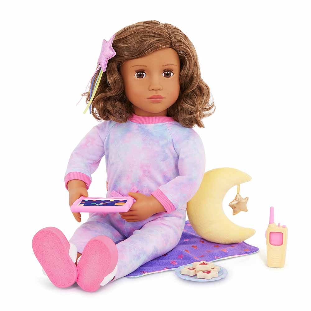 Our Generation - Luna Doll And My Sleepover Dream Playset - 18 Inch