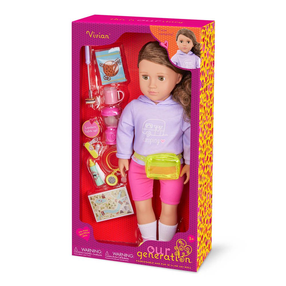 Our Generation - Vivian Camping Doll Playset - 18 Inch