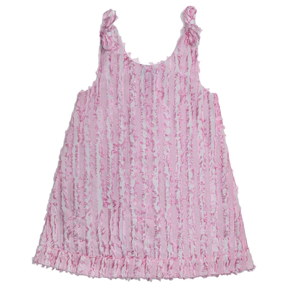 Jules & Juliette - Becca Sleeveless Baby Dress - Pink Fluo