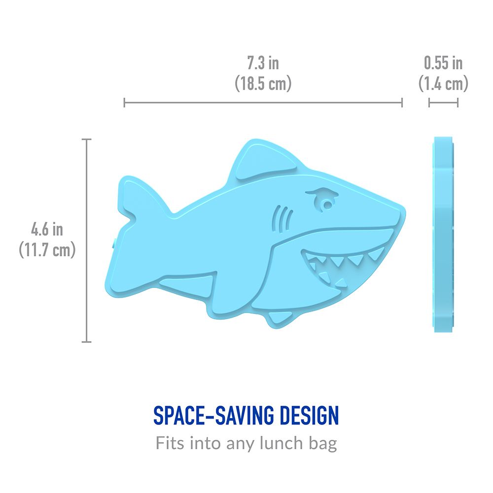 بينتغو - كمادة ثلج باديز قابلة لإعادة الاستخدام - سمك القرش - عدد 4