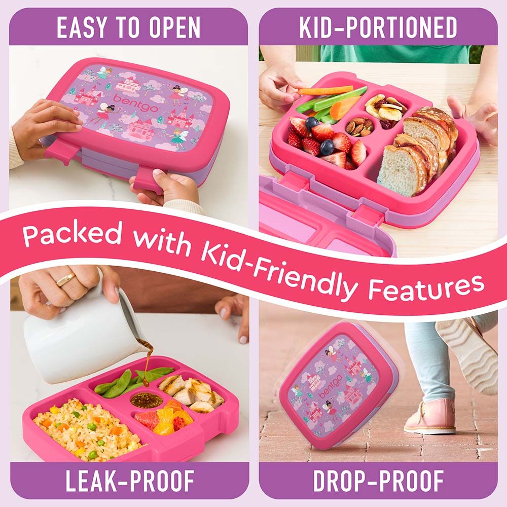 Bentgo - Kids Prints 5 Compartment Lunchbox - Fairies