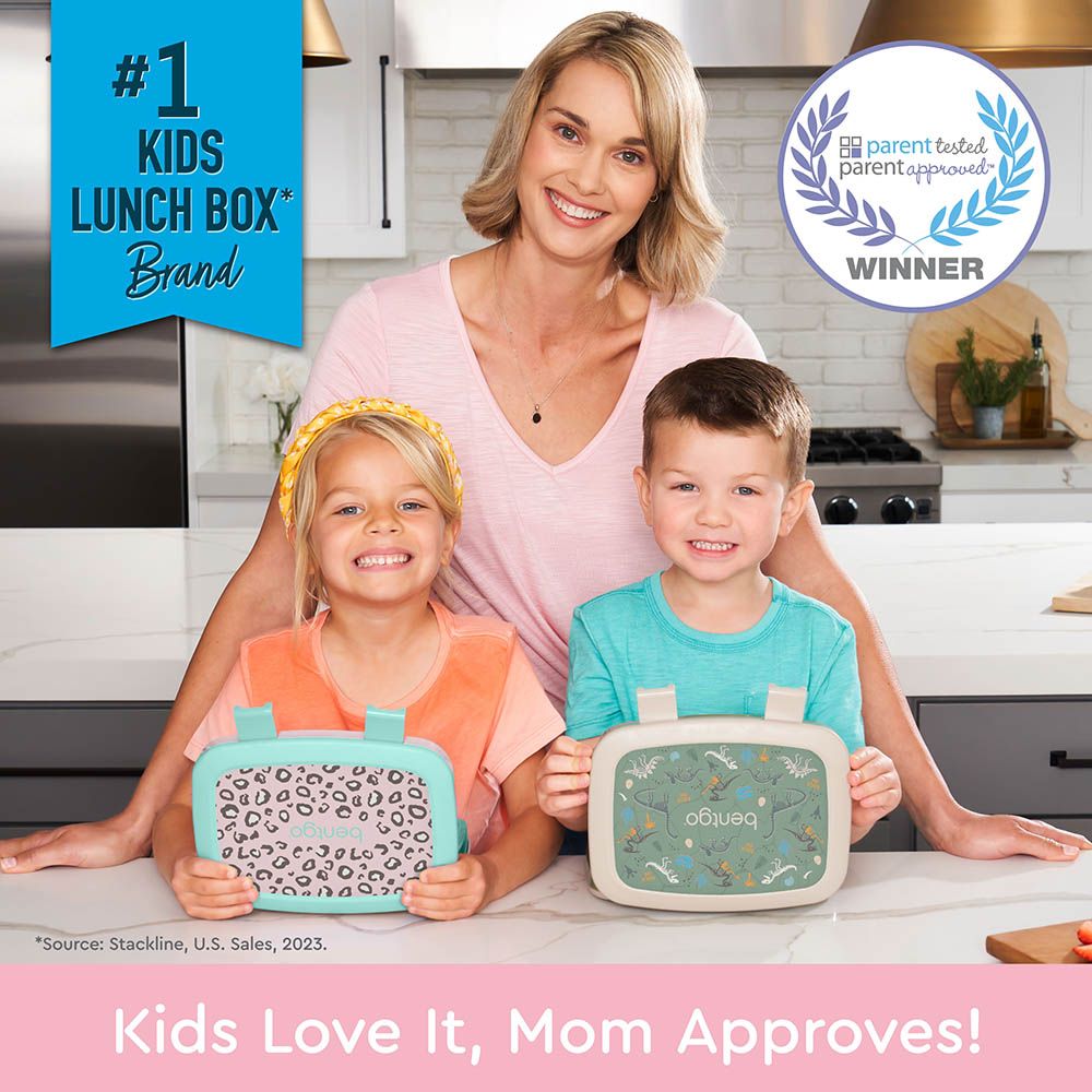 Bentgo - Kids Prints 5 Compartment Lunchbox - Leopard