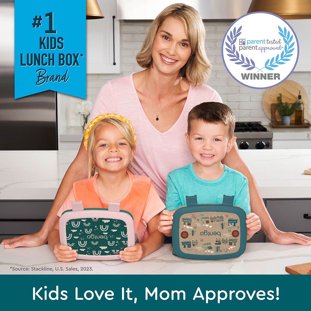 Bentgo - Kids Prints 5 Compartment Lunchbox - Trains