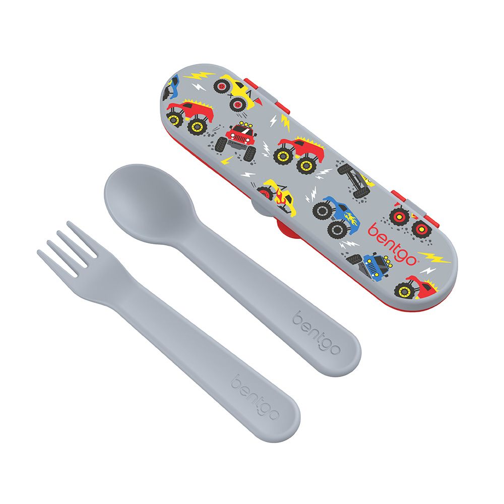 Bentgo - Kids Utensils Set - Trucks - 3pcs