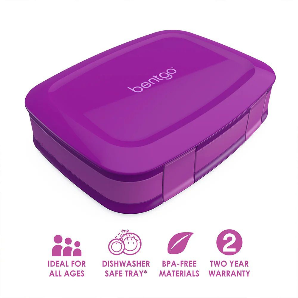 Bentgo - Fresh 3 Compartment Lunchbox - Purple