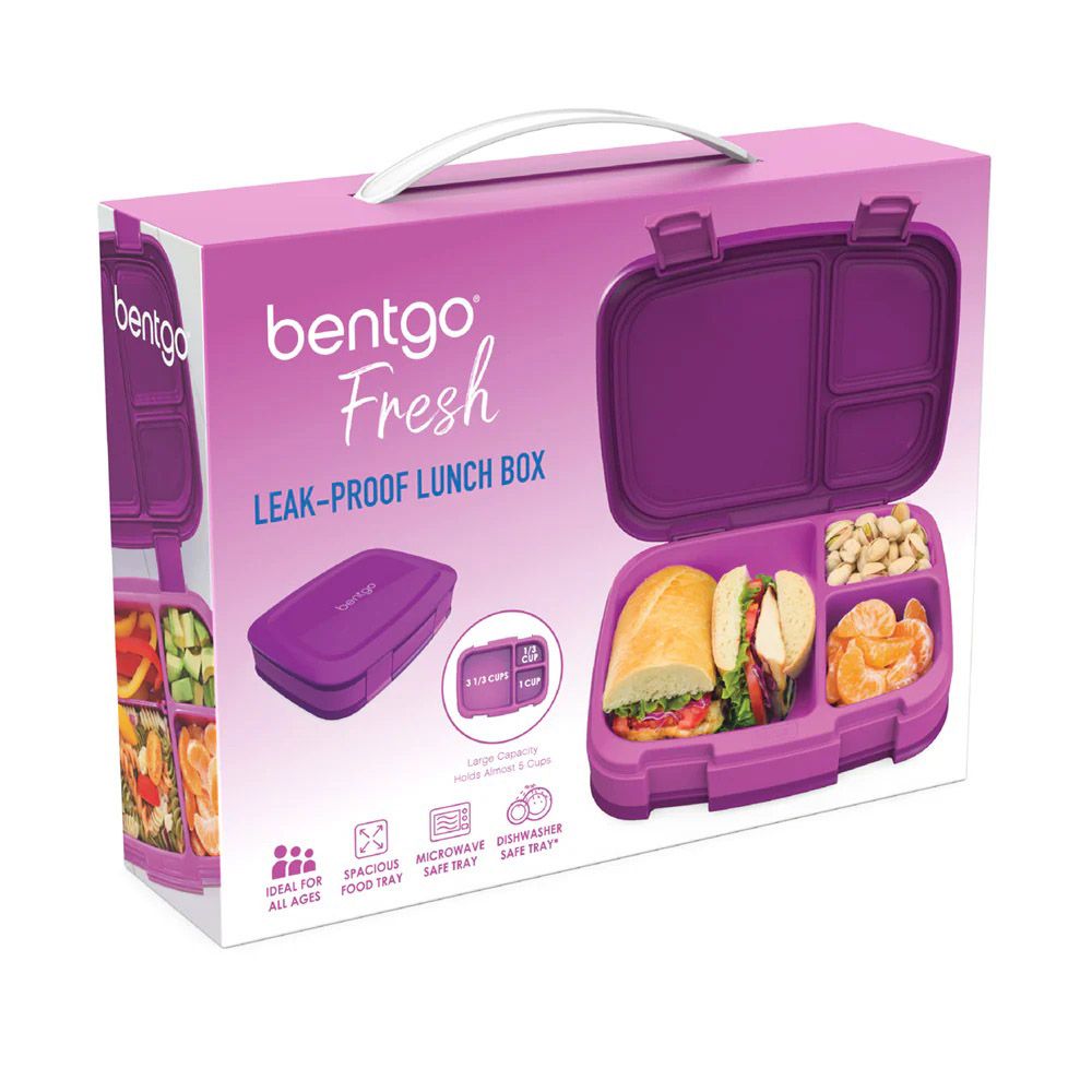 Bentgo - Fresh 3 Compartment Lunchbox - Purple