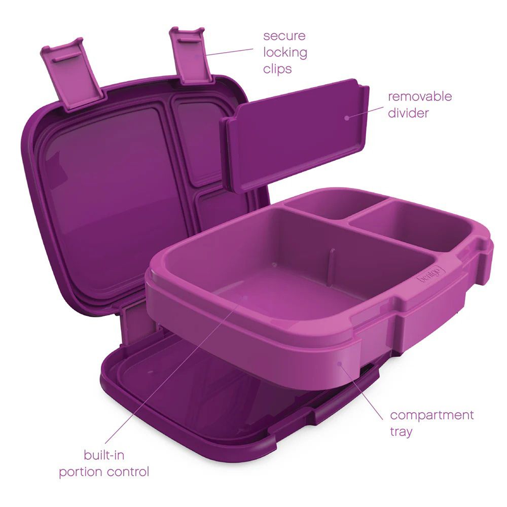 Bentgo - Fresh 3 Compartment Lunchbox - Purple