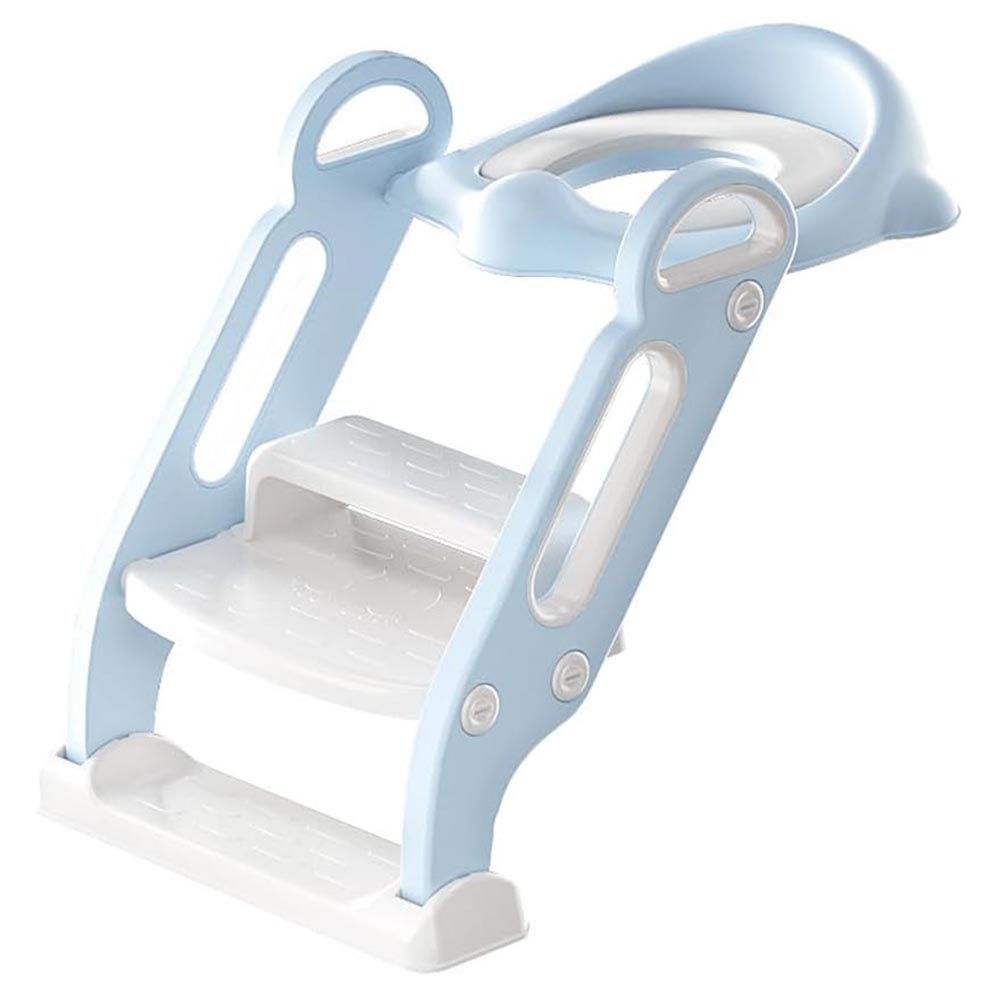 Little Angel - Baby Potty Trainer Step Stool And Seat - Blue